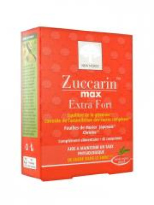 New Nordic Zuccarin Max Extra Fort 45 Comprimés - Boîte 45 comprimés