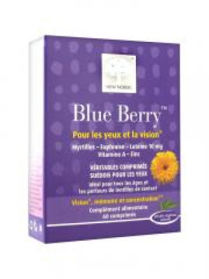 New Nordic Blue Berry 60 Comprimés - Boîte 60 comprimés