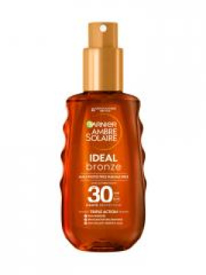 Garnier Ambre Solaire Ideal Bronze Huile Protectrice SPF30 150 ml - Flacon-Pompe 150 ml