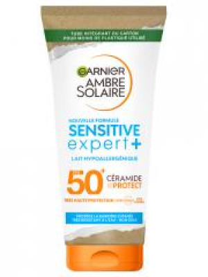 Garnier Ambre Solaire Sensitive Expert+ Lait Solaire SPF50+ 50 ml - Tube 150 ml