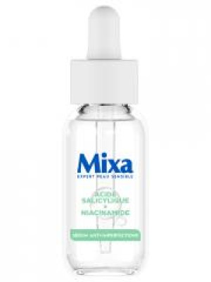 Mixa Sérum Concentré Anti-Imperfections Acide Salycilique + Niacinamide 30 ml - Flacon compte goutte 30 ml