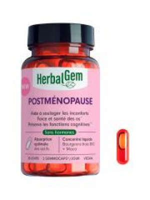 HerbalGem Postménopause 30 Gélules - Pot 30 gélules