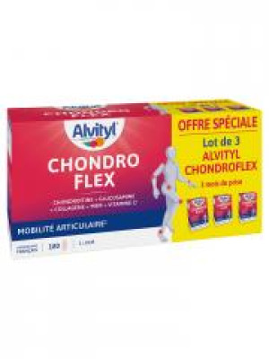Alvityl Chondro Flex Lot de 3 x 60 Comprimés - Boîte 180 comprimés