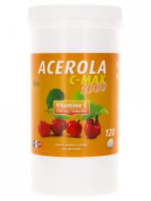 Orthonat Acérola C-Max 1000 120 Comprimés - Boîte 120 comprimés de 1000 mg