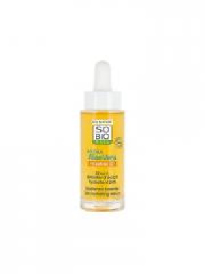 Léa Nature SO BIO étic Hydra Aloe Vera Vitamine C Sérum Booster d'Éclat Hydratant 24H Bio 30 ml - Flacon compte goutte 30 ml