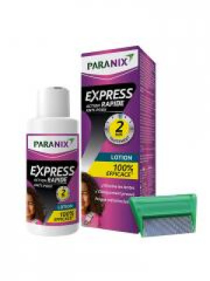 Paranix Express Action Rapide 2 minutes Lotion Anti-Poux 95 ml - Flacon Applicateur + Peigne 95 ml
