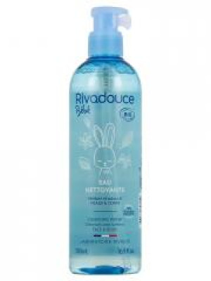 Rivadouce Bébé Eau Nettoyante Bio 500 ml - Flacon-Pompe 500 ml
