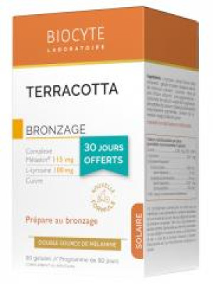 Biocyte Terracotta Bronzage 90 Gélules - Boîte 90 gélules