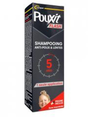 Pouxit Flash Anti-Poux et Lentes Shampoing 100 ml - Flacon 100 ml