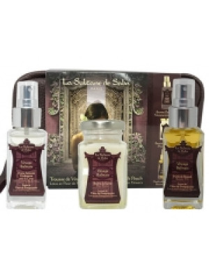 La Sultane de Saba Coffret Trousse Corps Lotus & Fleur de Frangipanier