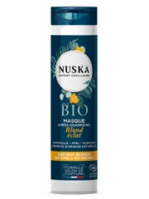 Nuska Masque Après-Shampooing Bio Blond Éclat