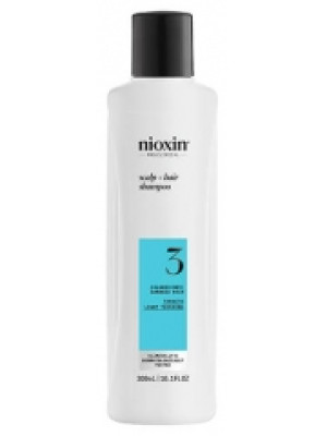 Shampoing System 3 Chute Modérée Cheveux Abîmés/Colorés Nioxin 300ml