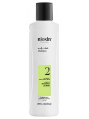 Shampoing System 2 Chute Avancée Cheveux Naturels Nioxin 300ml