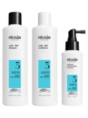 Nioxin Kit Anti-chute System 3 Chute Modérée Cheveux Abîmés/Colorés