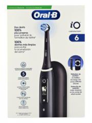 Oral-B IO Laboratory 6 Brosse à Dents Rechargeable + Accessoires - Carton 1 brosse à dents rechargeable + 4 accessoires