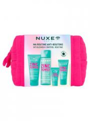 Nuxe Zinc Power Trousse Tissu Ma Routine Anti-Boutons - Trousse 4 produits