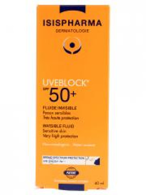 Isispharma Uveblock Fluide Invisible SPF50+ 40 ml - Tube 40 ml