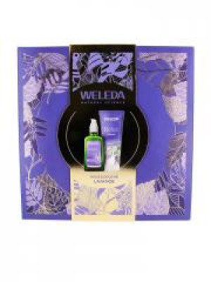 Weleda Huile Relaxante à la Lavande 100 ml + Relax Crème de Douche 200 ml - Coffret 2 produits