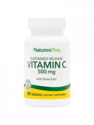 Natures Plus Vitamine C 500 mg Libération Prolongée 90 Comprimés - Pot 90 comprimés