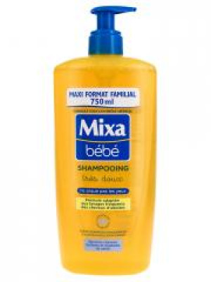 Mixa Bébé Shampoing Très Doux 750 ml - Flacon-Pompe 750 ml
