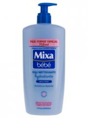 Mixa Bébé Eau Nettoyante Hydratante 750 ml - Flacon-Pompe 750 ml