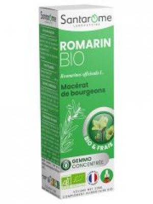 Santarome Romarin Bio 30 ml - Flacon compte goutte 30 ml