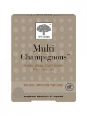 New Nordic Multi Champignons 30 Comprimés - Boîte 30 comprimés