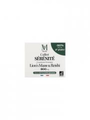 Phytalessence Coffret Sérénité Lion's Mane Bio 60 Gélules + Reishi Bio 60 Gélules - Lot 2 produits
