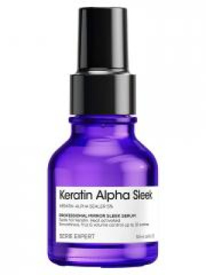 L'Oréal Professionnel Keratin Alpha Sleek Sérum Lisse Miroir Professionnel 50 ml - Flacon-Vaporisateur 50 ml