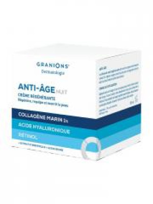 Granions Anti-Âge Nuit Crème Régénérante 50 ml - Pot 50 ml
