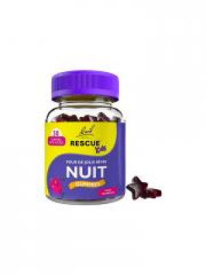 Rescue Nuit Bach Kids Framboise 30 Gummies - Pot 30 gummies