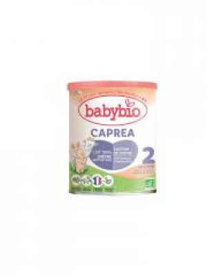 Babybio Caprea 2 au Lait de Chèvre de 6 à 12 Mois Bio 400 g - Boîte 400 g