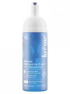Krème Mousse Nettoyante 2en1 Bio 150 ml - Flacon-Pompe 150 ml