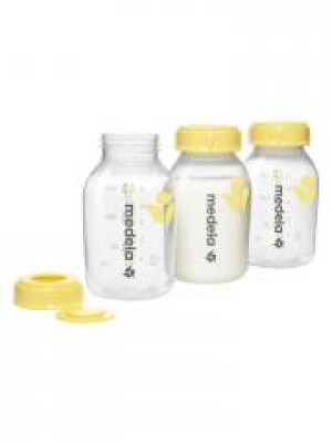 Medela 3 Biberons pour Lait Maternel 150 ml - Boîte 3 biberons