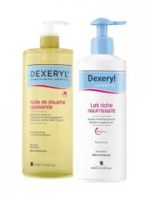 Dexeryl Routine Peaux Séches Format Familial - Lot 1500 ml