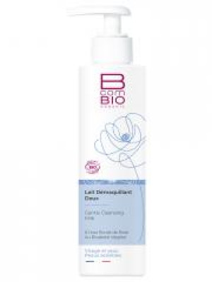 BcomBIO Lait Démaquillant Doux 200 ml - Flacon-Pompe 200 ml
