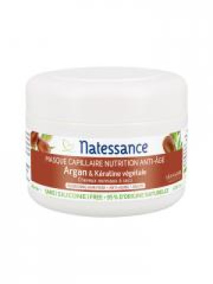 Natessance Masque Capillaire Argan 200 ml - Pot 200 ml