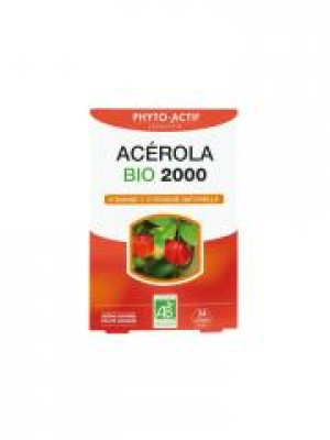 Phyto-Actif Acérola 2000 Bio 24 Comprimés - Boîte 24 comprimés