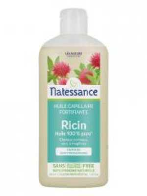 Natessance Huile Capillaire Ricin 250 ml - Flacon-Pompe 250 ml