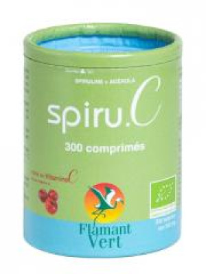 Flamant Vert Spiru.C 300 Comprimés de 500 mg - Pot 300 comprimés