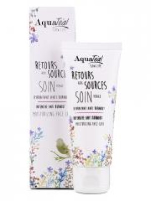 AquaTéal Retour Aux Sources Soin Visage Hydratant Anti-Burnout 50 ml - Tube 50 ml