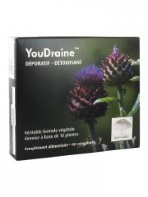 New Nordic YouDraine Dépuratif Détoxifiant 60 Comprimés - Boîte 60 comprimés