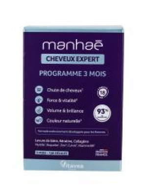 Vitavea Manhaé Cheveux Expert 120 Gélules - Boîte 120 Gélules