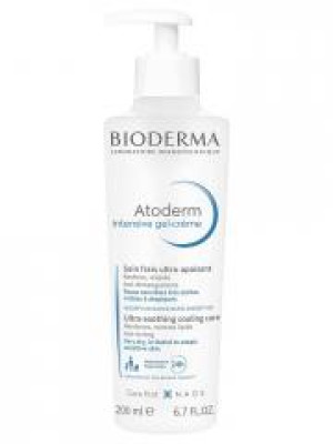 Bioderma Atoderm Intensive Gel-Crème Soin Frais Ultra-Apaisant 200 ml - Flacon-Pompe 200 ml