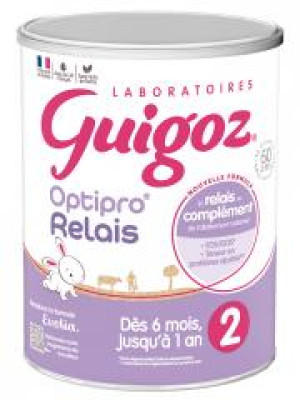 Guigoz Optipro Relais 2ème Âge Dès 6 Mois 800 g - Boîte 800 g