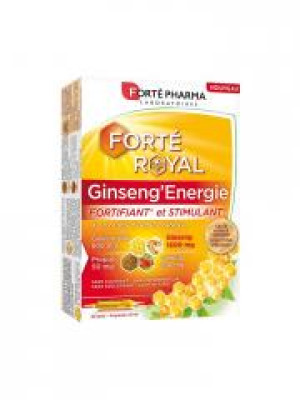 Forté Pharma Forté Royal Ginseng'Energie 20 Ampoules - Boîte 20 Ampoules de 10 ml