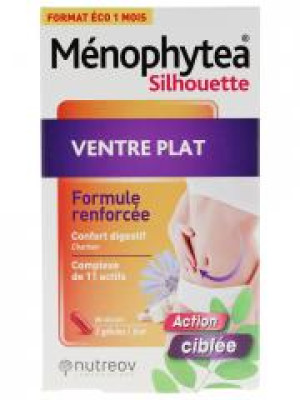 Nutreov Ménophytea Silhouette Ventre Plat 60 Gélules - Boîte 60 gélules