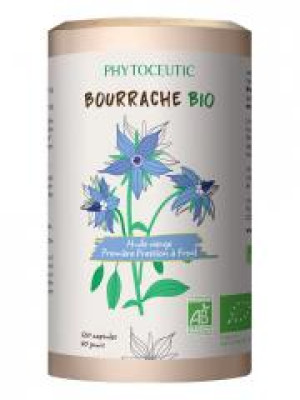 Phytoceutic Bourrache Bio 120 Capsules - Boîte distributrice 120 Capsules