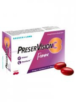 Bausch + Lomb PreserVision 3 Femme 60 Capsules - Boîte 60 capsules