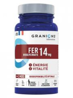 Granions Fer 60 Gélules Végétales - Pot 60 gélules